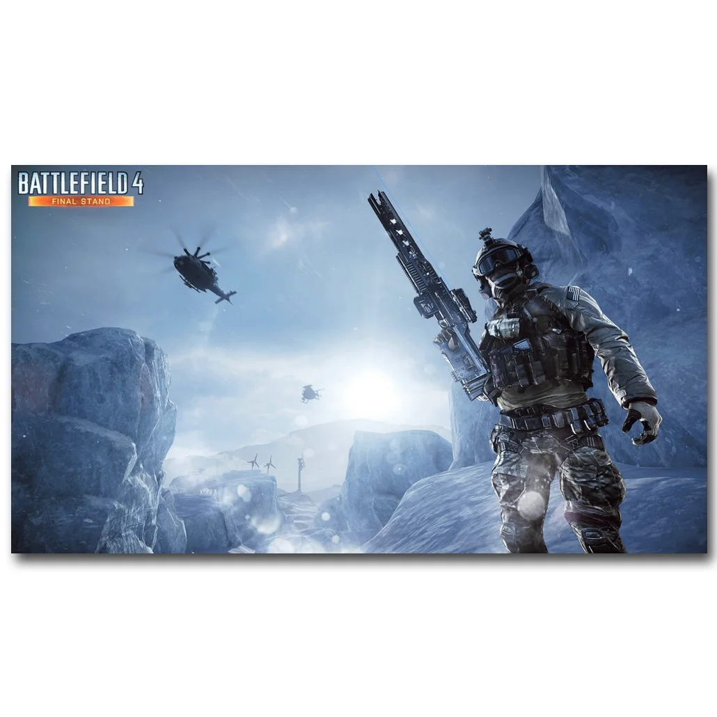 

Battlefield BF 1 4 Art Silk Fabric Poster Print 13x24 24x43inch Hot Game Soldier Pictures for Children Room Wall Decor Gift 24
