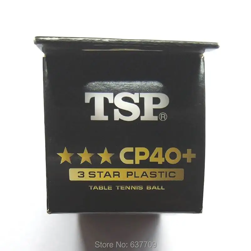 Оригинальный TSP пластиковый настольный теннисный мяч 40 + 3 звезды CP40 + professional игровой мяч настольный теннис ракетки ракетка Спортивная