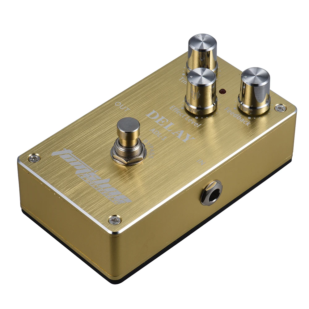 Delay Effect Electric Guitar Pedal True Bypass Aluminum Alloy Housing Parts & Accessories | Спорт и развлечения