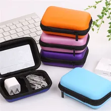 Портативный квадратный жесткий чехол для переноски сумка для хранения для внешней коробка-чехол на HDD/power Bank/SD карта/зарядное устройство/мини карман для гаджетов