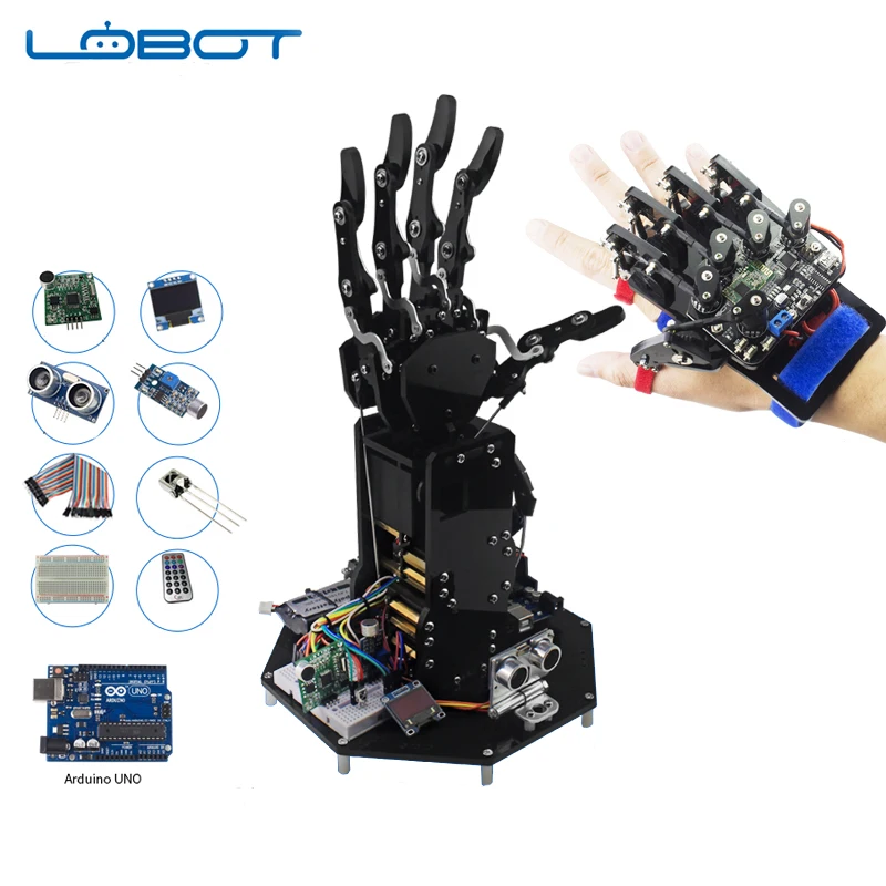 

Industrial Robot Arduino Arm Secondary Development Hand Manipulator Independent Movement RC Parts Robot Toy