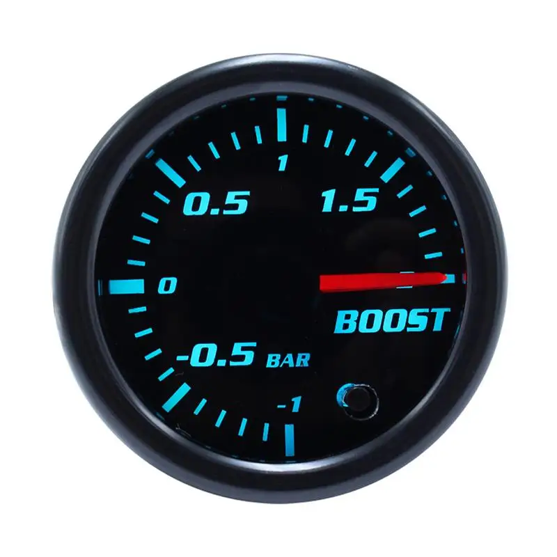 Oil temperature Gauge Car Auto 12V 52mm 7 Color Universal Boost Water temp Oil pressure Voltmeter Air fuel ratio Tachometer RPM - Цвет: boost gauge Bar