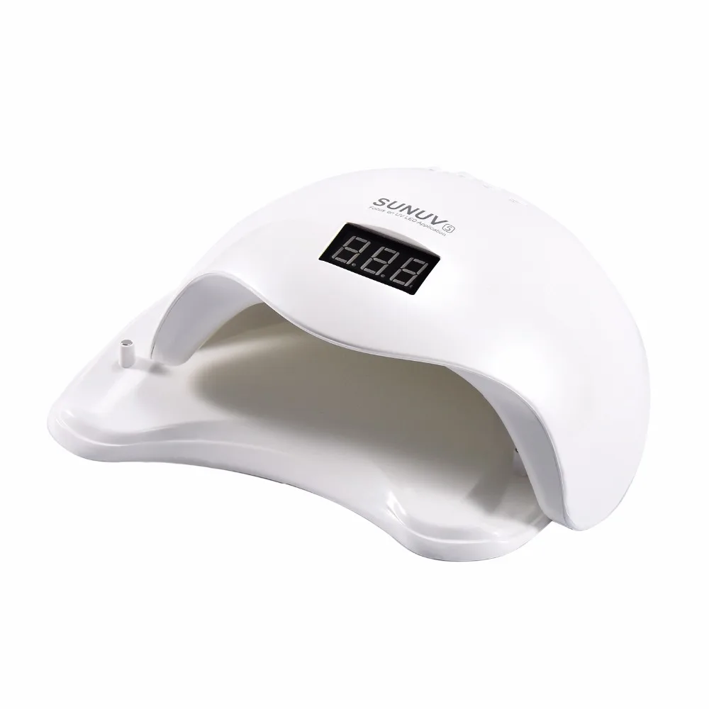  SUN5 UV Led Nail Lamp 48W with LCD Timer and Bottom Makeup Nail Dryer Polish Machine for Curing Nai - 32763465633