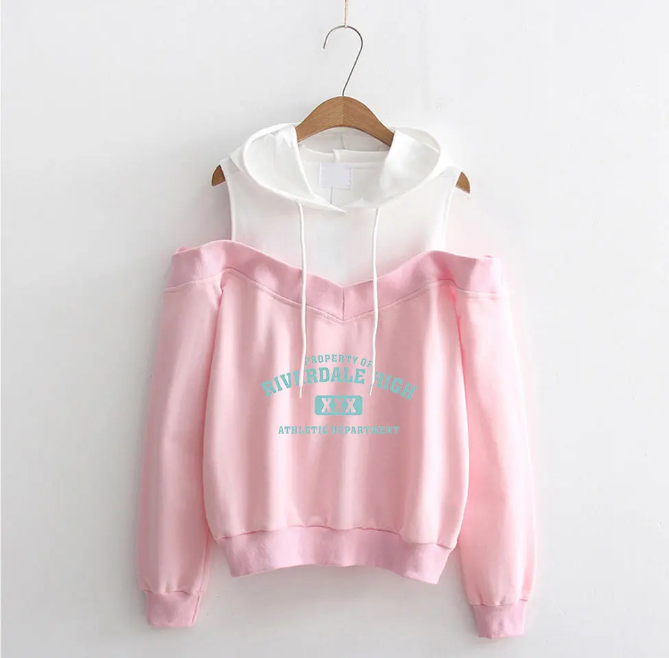 Fashion Strapless Hooded Sweatshirt