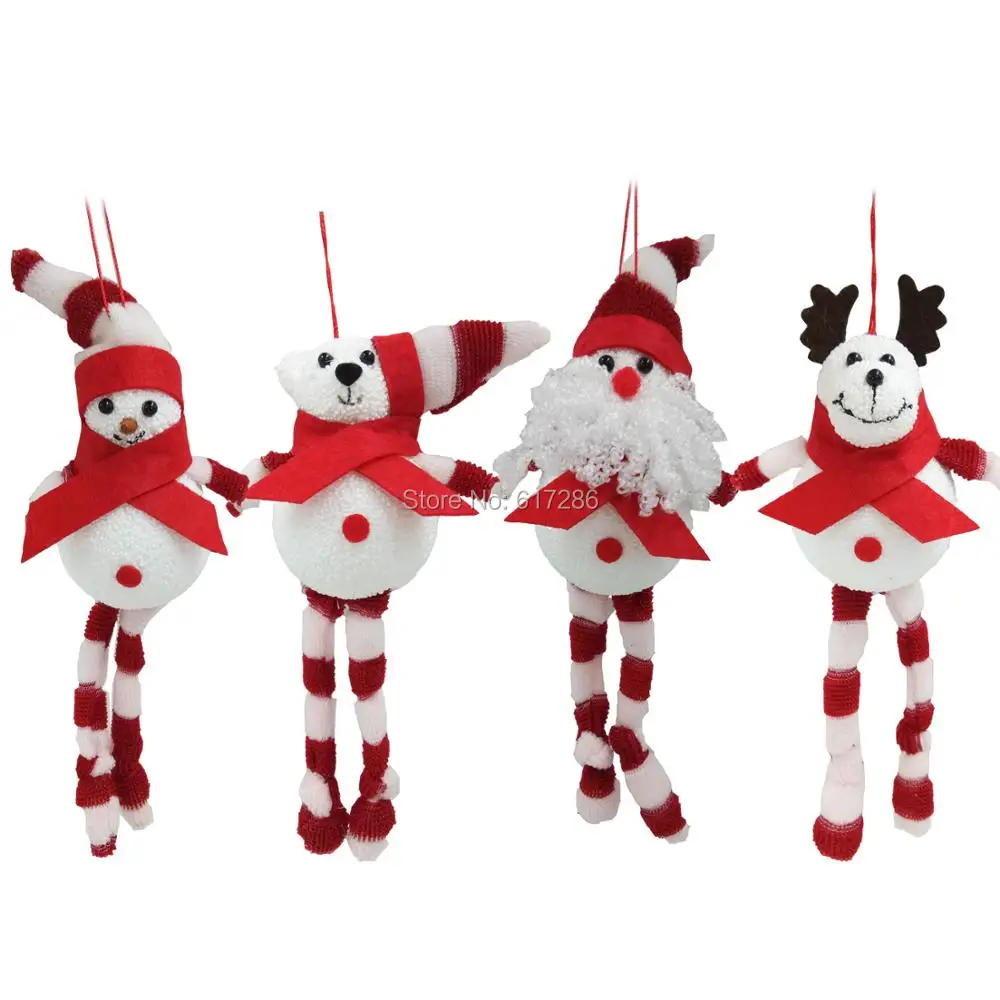 

Pack of 40pcs Foam Christmas tree ornaments with 4 Design Santa,Snowmas,Reindeer,Bear Small Gift Wholesale