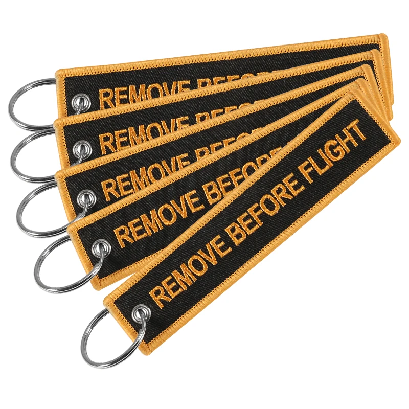 3 шт./лот модные caveiro брелок для автомобилей и мотоциклов remove Before Flight черный золотистый брелок для ключей ключ ярлык безопасности, брелки для ключей