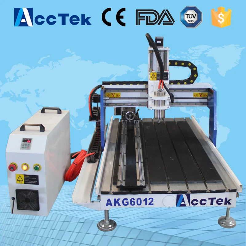 

Acctek desktop cnc milling machine AKG6090/6012 for wood ,stone ,metal/small cnc milling machine price