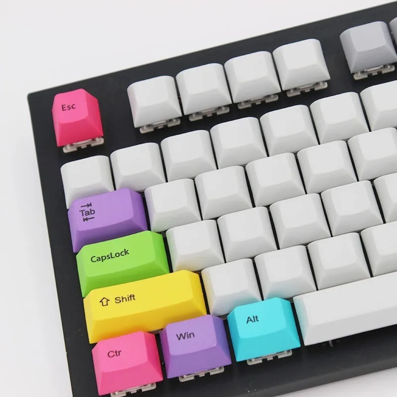 IDOBAO Teclado Mecanico Cherry Mx Красный высокоцветный Pbt Keycap 14 Key Dye Sub Top печатная Механическая игровая клавиатура Rgb