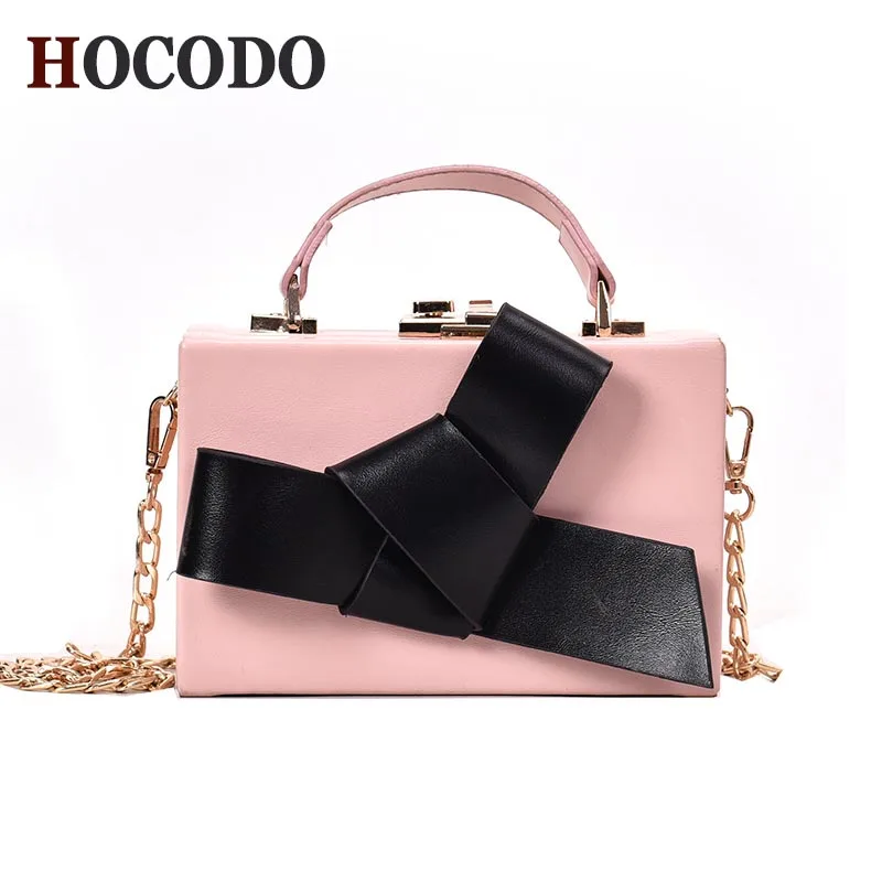 

HOCODO Fashion Candy Color Student Cute Tide Wild Shoulder Bag Summer Girl Chains Box Shape Small Bags Crossbody Bags For Women