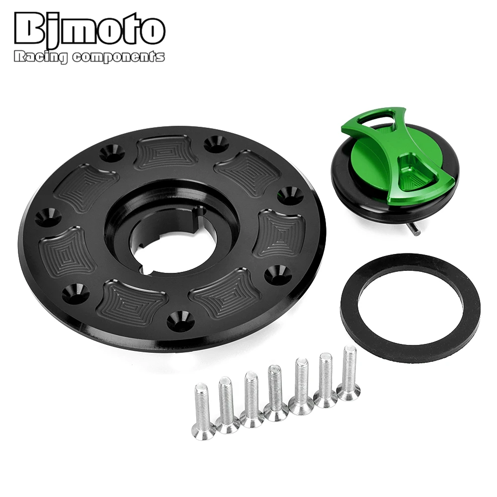 

Motorcycle CNC Fuel Tank Oil Cap Cover For Kawasaki EX500 ZX-6E ZX-7RR ZX-9R ZX-11D ZX-11C ZX-11 ZXR-400 GPZ500
