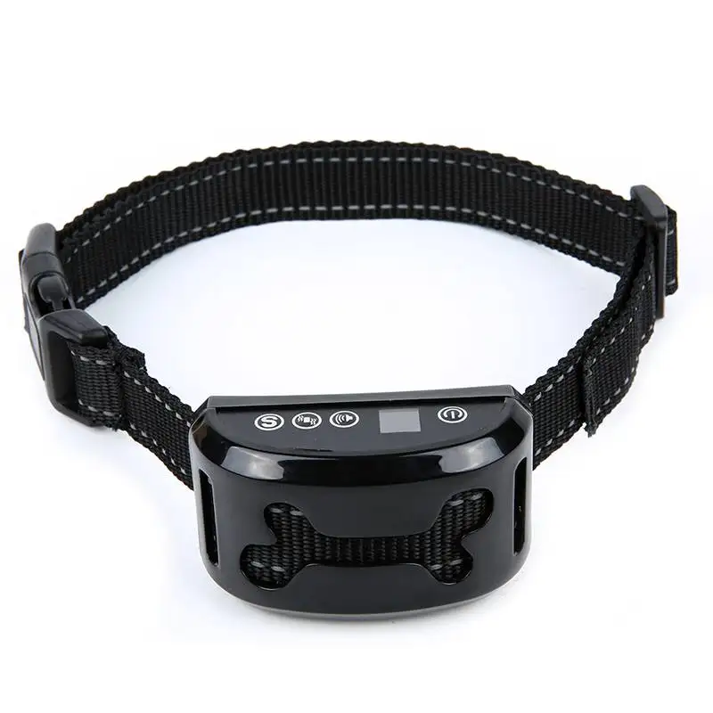 

Rechargeable Waterproof Anti Bark Collar Pet Dog Adjustable 7 Sensitivity Levels Vibration Stop Barking Dog Training Collars New