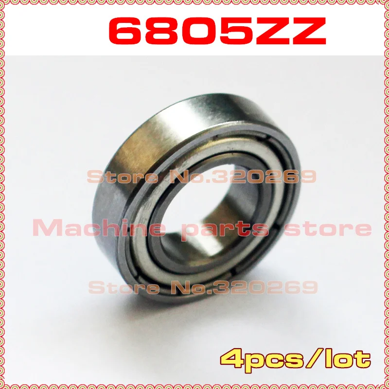 4 шт. 61805ZZ 6805ZZ 25*37*7 25x37x7 мм 61805-2z 61805Z 6805-2z радиальный шарикоподшипник 6805RS 61805RS |