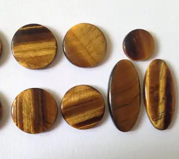 

10set Direct selling sachs tiger's eye button clasp Western instruments natural yellow tights stone button clasp