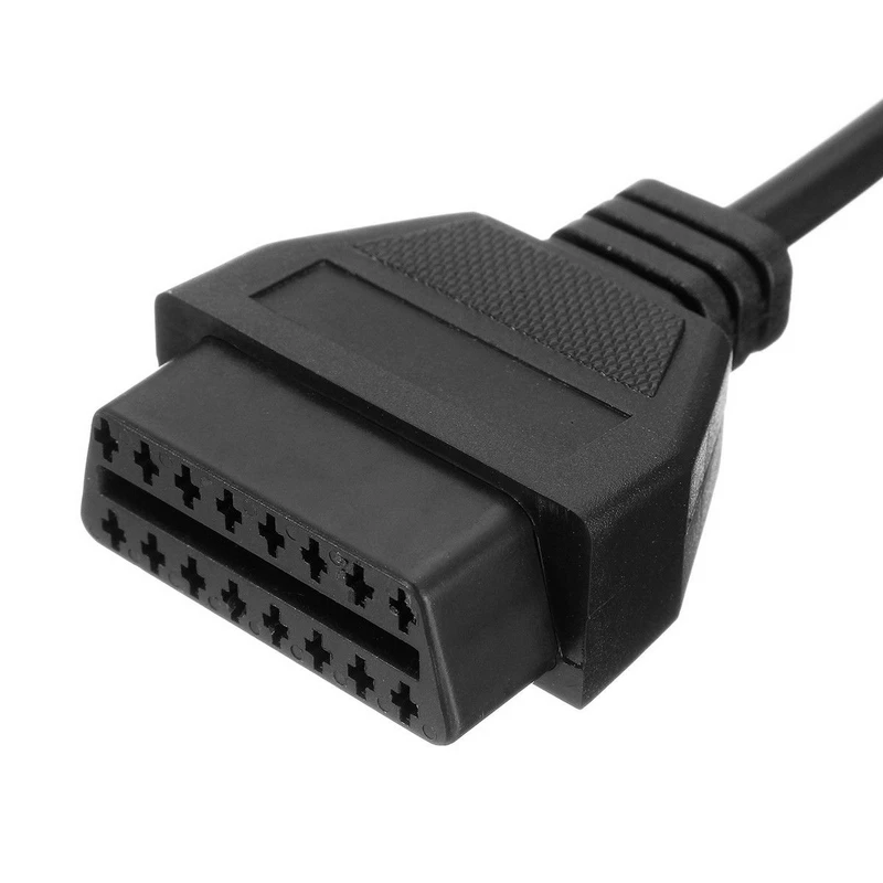 JX-LCLYL 6 Pin OBD To OBD2 Connector Adapter Cable Wire For Chrysler Jeep Dodge