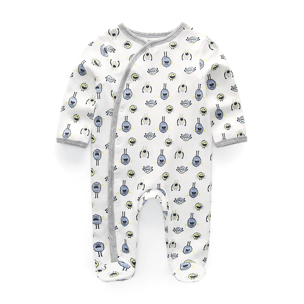 Тонкий хлопковый 2 шт./компл. детские комбинезоны для новорожденных с длинным рукавом, комбинезоны для малышей, зимняя одежда, roupas infantis menino, детский комбинезон