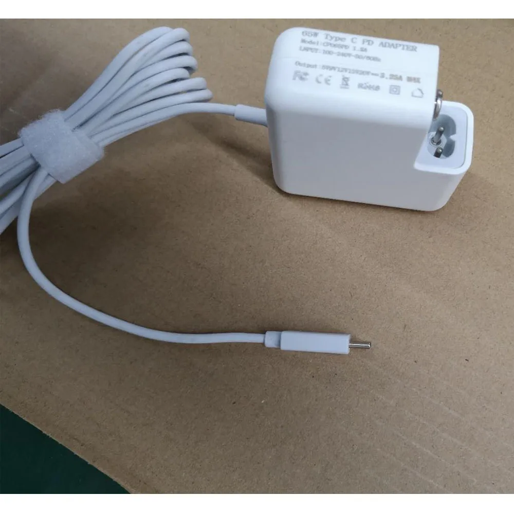 Max 65W USB Type C PD Charger Compatible 61W 60W 45W 30W 29W 18W For Macbok Air Pro ,HP,ASUS,LENOVO,DELL XPS 15 Google Pixel 