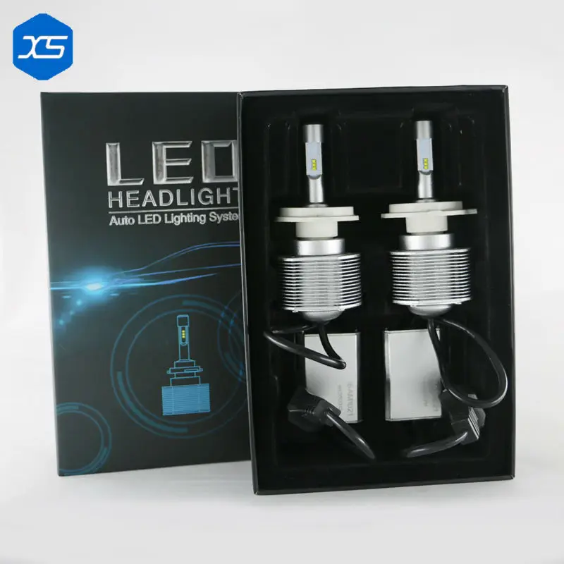 

2PCS car led headlight 2017 HeadLight H11 H1 H4 H7 9005 9006 30W 4000LM LED Automobiles Headlamp 6000K Super White Free Shipping