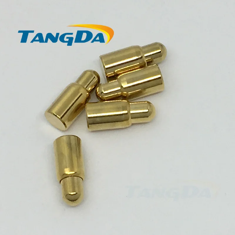 

Tangda 4 9.7 connector pogopin Probe spring contact pogo pin 4*9.7mm SMD Charging copper needle gold plate 5u" AW