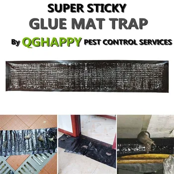 

Quality 120*27cm Mouse Glue Trap Strong Adhesive Black Glue Rat Mice Sticky Board for Home Office Restaurant JY