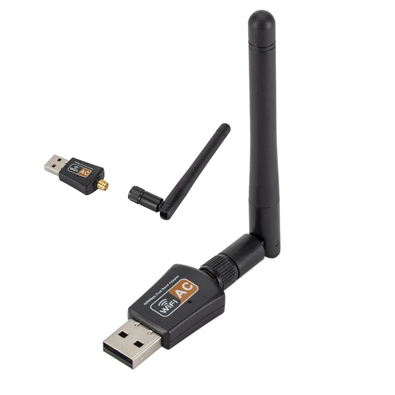 Creacube 600M USB WiFi двухдиапазонный 802.11AC беспроводной wifi адаптер 2 4G 5G дБ антенна