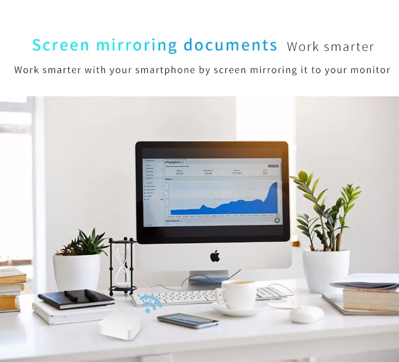 MiraScreen X7 беспроводной wifi Зеркало Ссылка коробка HDMI ключ для iOS Android телефон аудио видео Miracast отзеркаливание DLNA HD AV в автомобиль