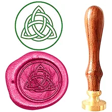 Звезды узел Винтаж индивидуальный логотип роскошные Воск уплотнительное штамп латунь павлин металлической ручкой подарочный набор