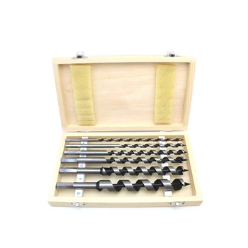 

6Pcs Bits Quality Steel Sharp Twist Drill Auger Bit For Electrical Drill Woodworking Tools 6/8/10/12/16/20x230Mm