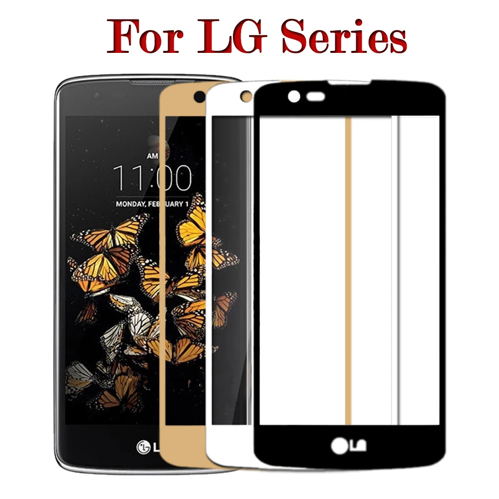 

For LG G6 Glass For LG K8 Glass K7 4G x210ds K4 2017 Tempered Glas Screen Protector Full Cover Protective Film 0.26mm 9H Protect