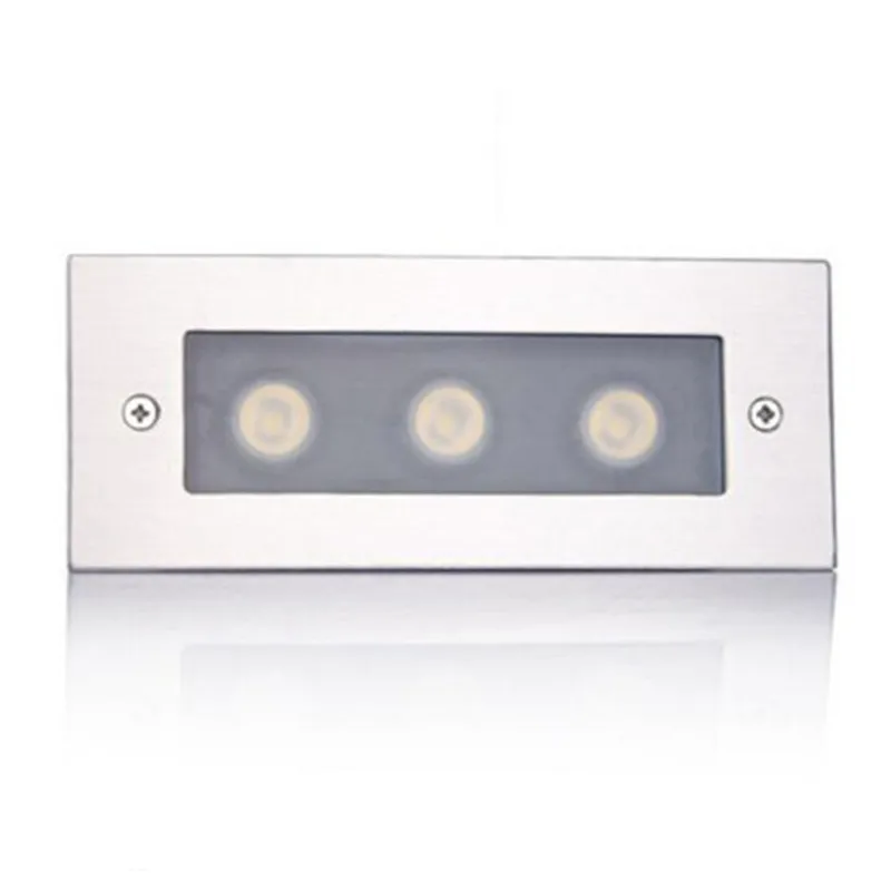 

Free shipping Super 9W Square AC85-265V underground light Buried Lamp Garden IP68 light outdoor lamp inground LED lamp 170*70mm