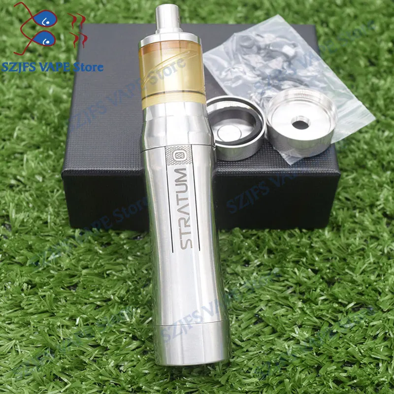 

YFTK 316ss Stainless Steel mech Stratum zero mod 18650/20700/21700 battery with KAYFUN LITE rta hot Europe 26mm mechanial mods