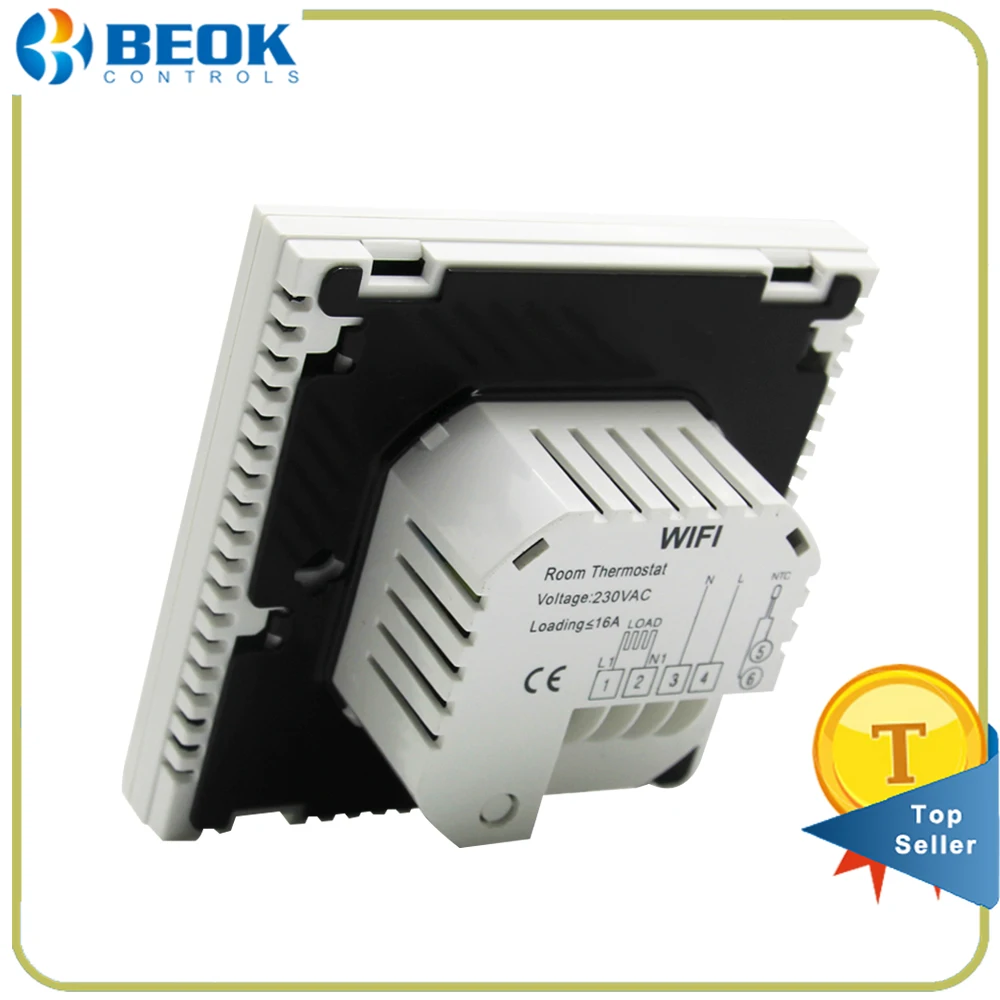Beok TDS23 WI FI EP Smart программируемый термостат с большой Сенсорный экран Дисплей