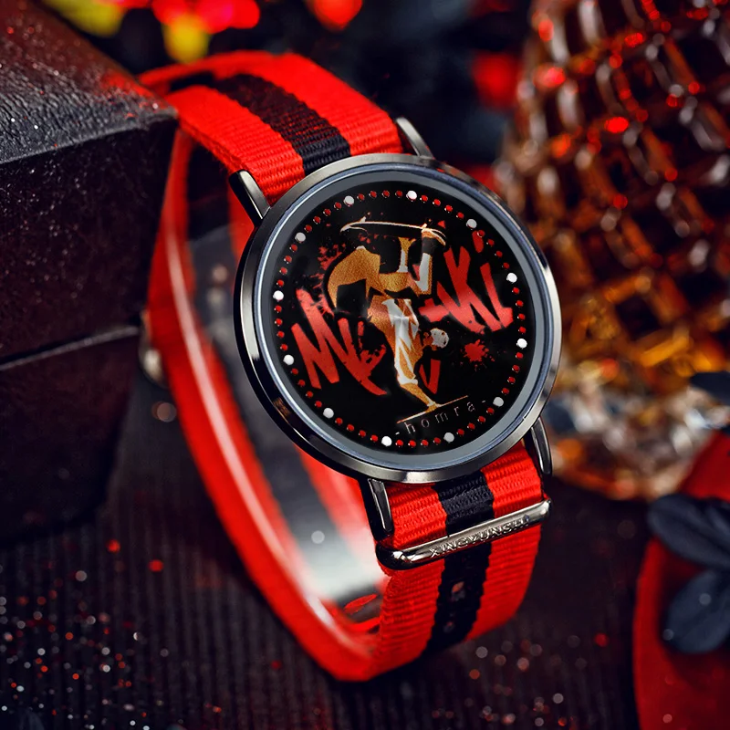 K-Project Anime LED Watch Waterproof Touch Screen Manga Role Yata Misaki Model Figure 