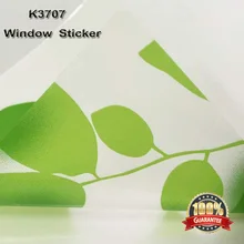 48inx20in зеленый leavies декоративные пленки водонепроницаемый конфиденциальности матовые офисные двери для дома, спальни, ванной наклейка на оконное стекло пленка