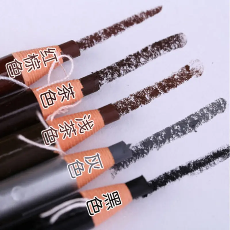 12 PCS Waterproof Eyebrow Pencil for Permanent Makeup Tattoo Stereotypes Pen Cosmetic Art | Красота и здоровье