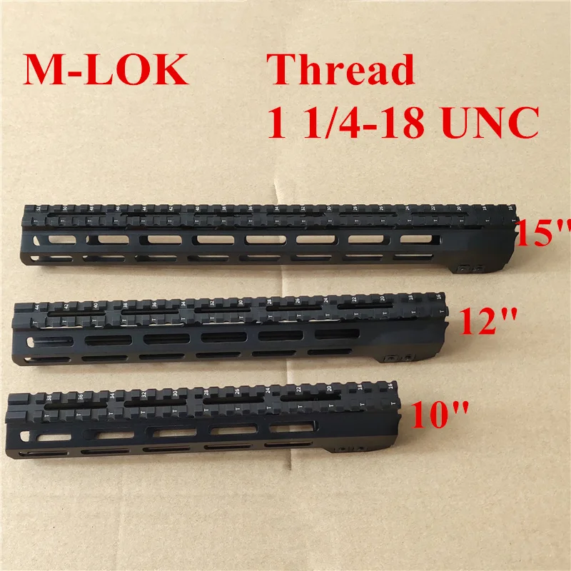 1" 12" 1" AR15 Mlok handguard тонкий Бесплатный Поплавковый M-LOK для винтовки