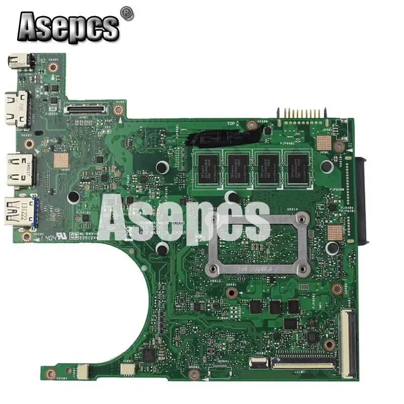 Asepcs X200MA материнская плата для ноутбука For Asus F200M F200MA тестовая оригинальная 2G RAM