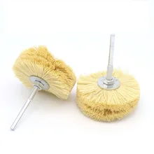 Сизаль кисть для полировки кисти из красного дерева carvingsurface polishin кисти для снятия корня резьбы сизаль и полированные Цветочные головки