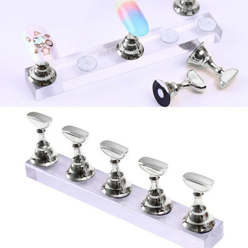 New Acrylic Nail Display Stand Nail Practice Hand Nail