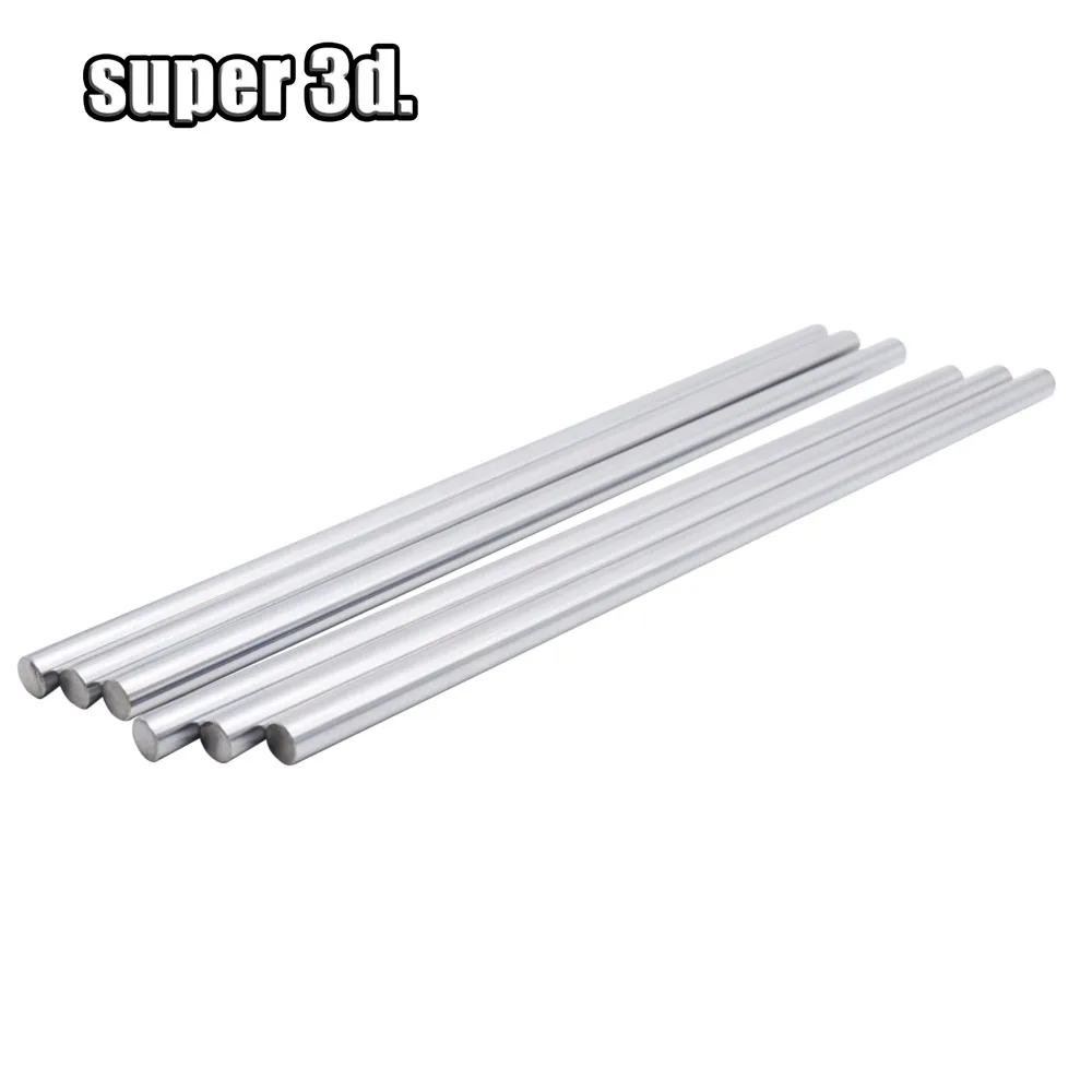3D طابعة OD8mm بطانة السكك الحديدية السلس رمح السلس قضيب 100 مللي متر إلى 400 مللي متر ل 3D طابعة CNC أجزاء