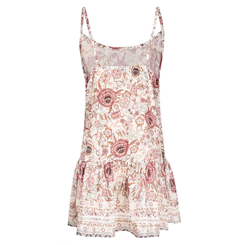 Forefair Bohemian Summer Dress Sexy Mini (24)