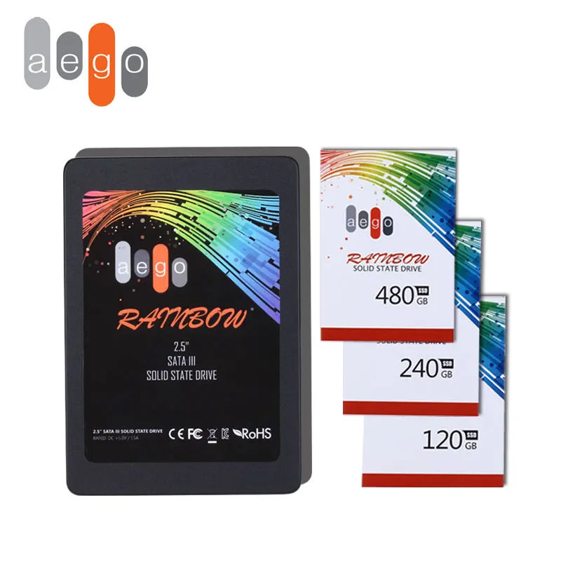 

AEGO TLC SSD Disk 120/240/480GB Solid State Drive SATA3 2.5 internal HDD SSD 120GB 240GB For Desktop PC