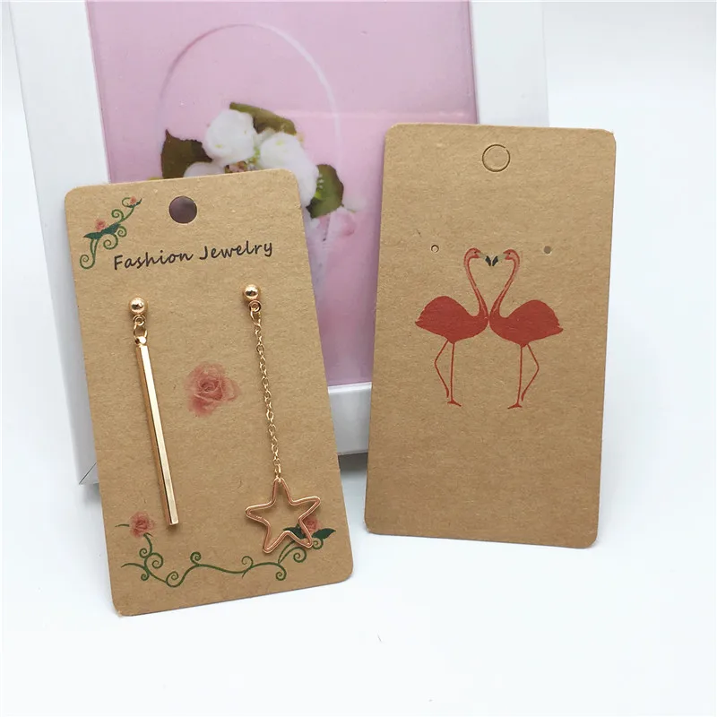 Packaging Cards Necklaces Printed Earring Display Cards Packaging
