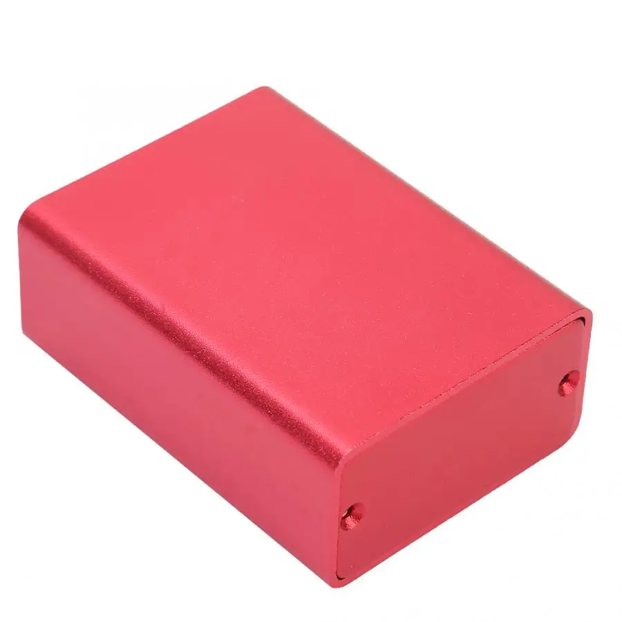 23x44x60 мм Печатная плата инструмент Алюминиевый охлаждающий ящик DIY корпус для электронных проектов чехол матовый красный