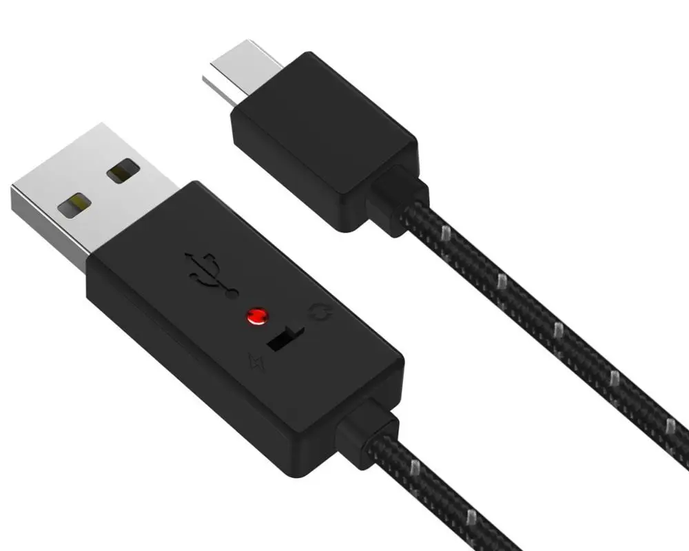Meenova умный и безопасный быструю зарядку(кроме устройств USB к 2.4A Micro USB кабель для Android: 2X быстрой зарядки с умным заряд IC - Цвет: Черный