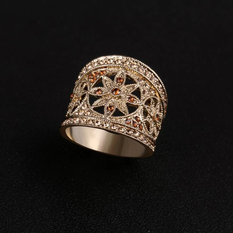 Hollow Out Antique Gothic Rings Party Wedding Engagement