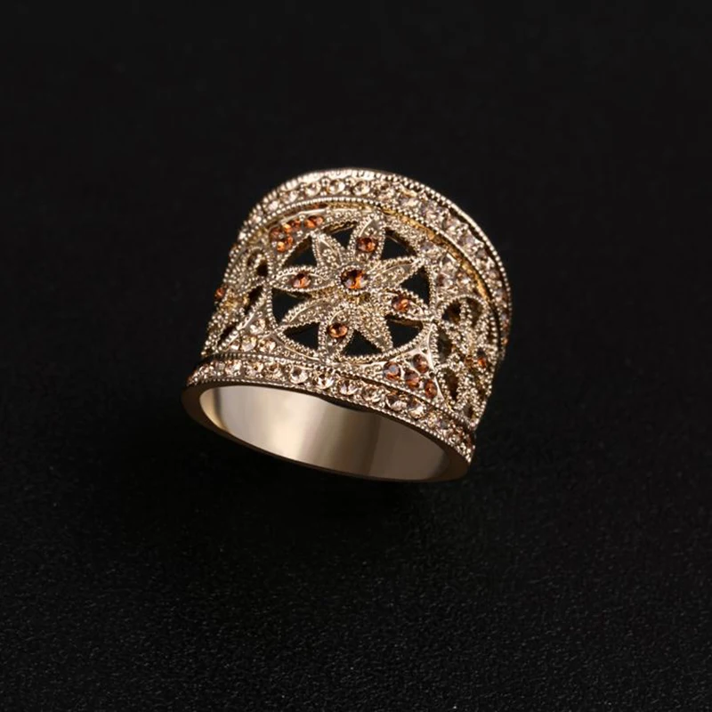 hollow out antique gothic rings party wedding engagement faux stone flower finger ring fashion jewelryaka0004 - Gothic Wedding Rings hollow out antique gothic rings party wedding engagement faux stone flower finger ring fashion jewelryaka0004 - Gothic Wedding Rings