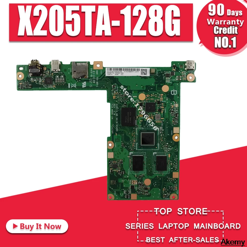 X205TA اللوحة لأجهزة الكمبيوتر المحمول ASUS X205TA X205TAW X205T X205 اختبارات اللوحة الأصلية 128 GB