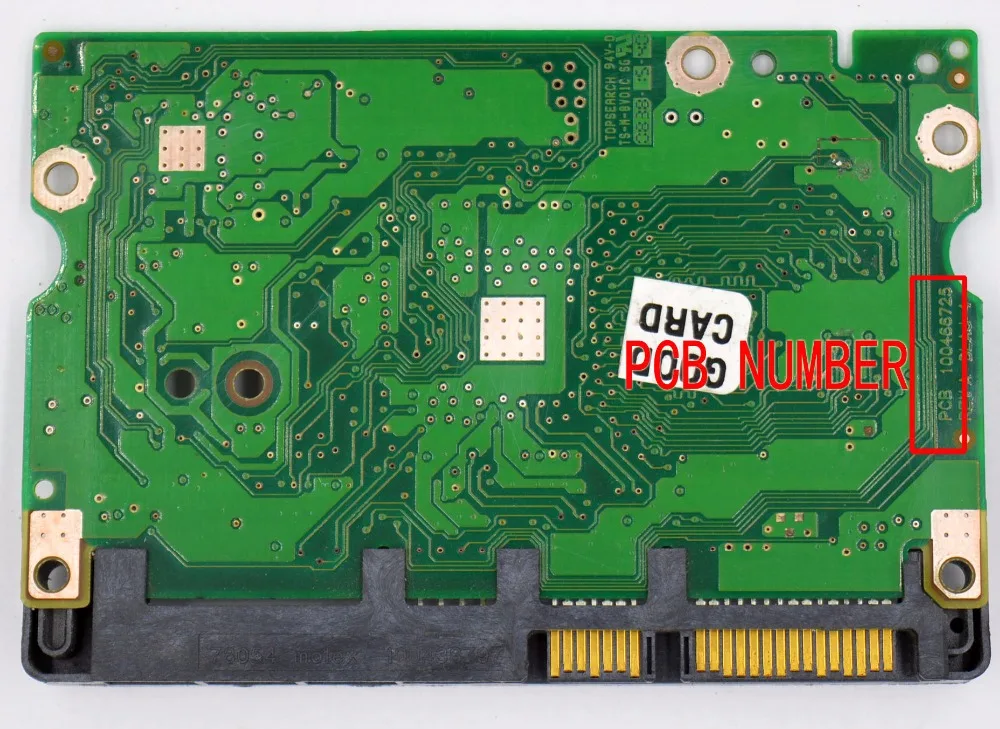 Placa Lógica Hdd Pcb Seagate Pcb 100466725 Acessórios 100468974 100468972 St3500320as Rev - Imagem 2