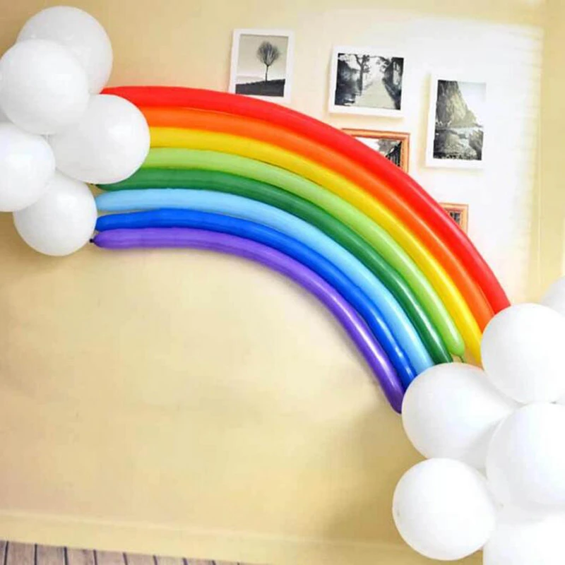 1 Paquete Magia Globos Ninos Partes Decorar El Globo Magico Largo Arco Iris Globos Paquetes Decoracion 5z Decorative Decorative Decor Packdecoration Party Aliexpress