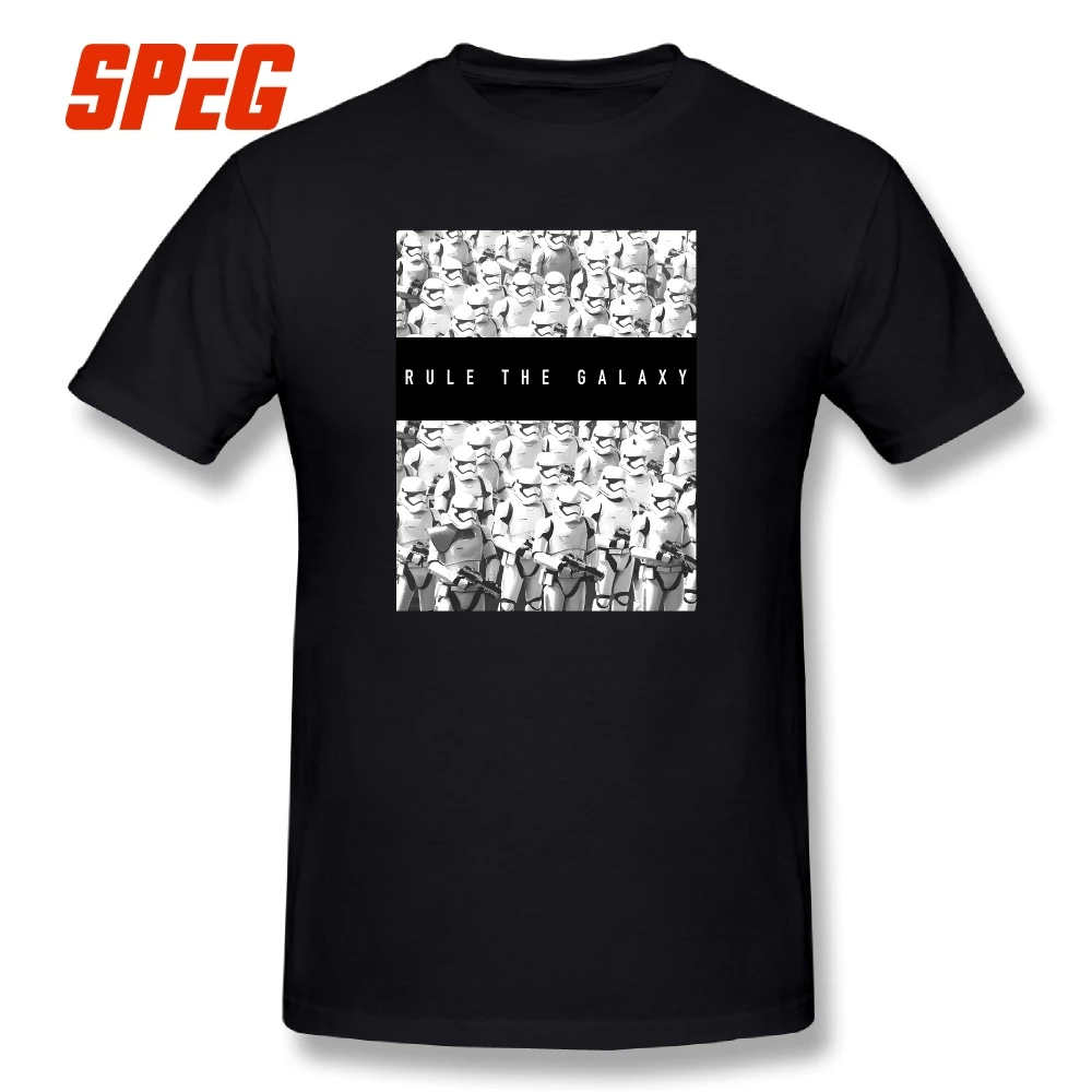 

T-shirt Pure Cotton Short Sleeves 4XL 5XL Male Star Wars Stormtrooper Battalion T Shirts Round Neck Tee shirt